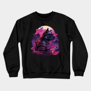 Samurai dog, cane corso Crewneck Sweatshirt